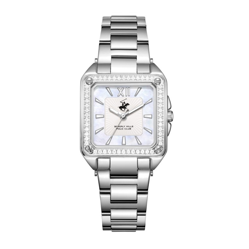 Ατσάλινο γυναικείο  ρολόι Beverly Hills Polo Club BP3671C.320