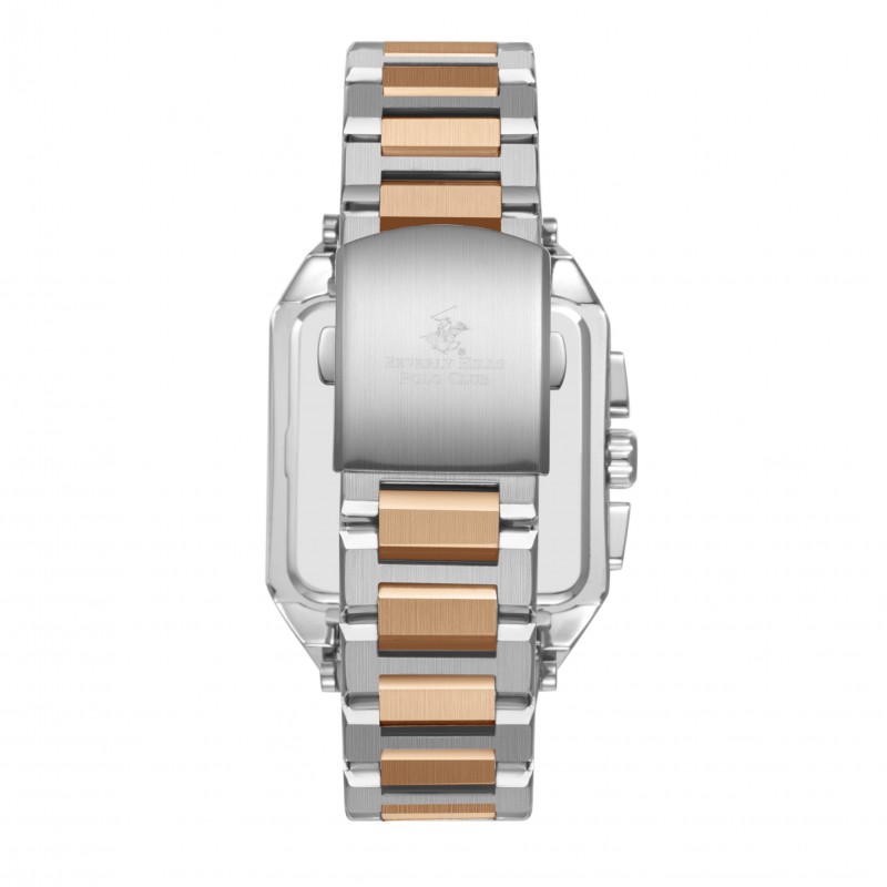Ατσάλινο ανδρικό ρολόι Beverly Hills Polo Club BP3685X.550