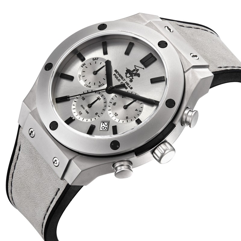 Ατσάλινο ανδρικό ρολόι Beverly Hills Polo Club BP3690X.066
