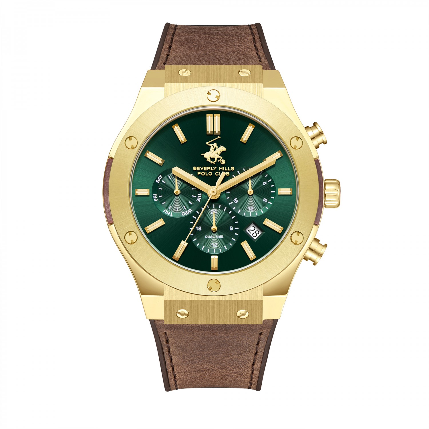 Ατσάλινο ανδρικό ρολόι Beverly Hills Polo Club BP3690X.172