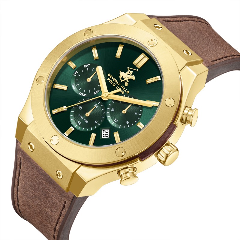 Ατσάλινο ανδρικό ρολόι Beverly Hills Polo Club BP3690X.172