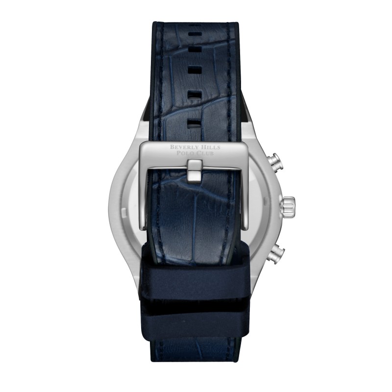 Ατσάλινο ανδρικό ρολόι Beverly Hills Polo Club BP3690X.377