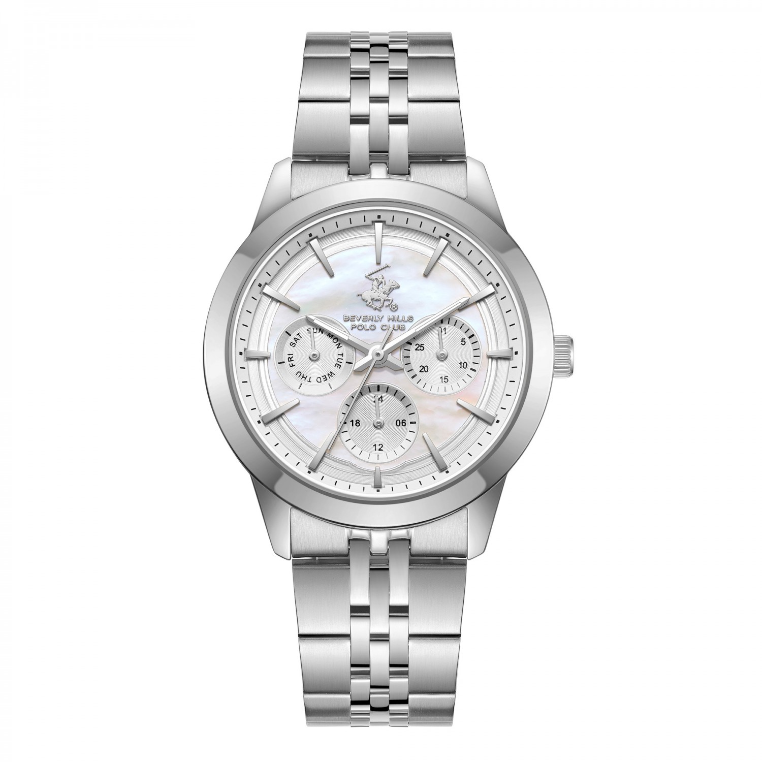 Ατσάλινο γυναικείο ρολόι Beverly Hills Polo Club BP3705C.320
