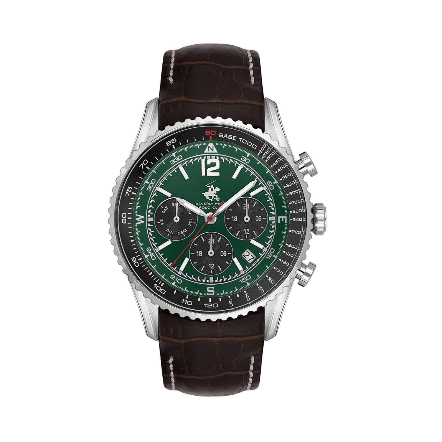 Ατσάλινο ανδρικό ρολόι Beverly Hills Polo Club BP3723X.372