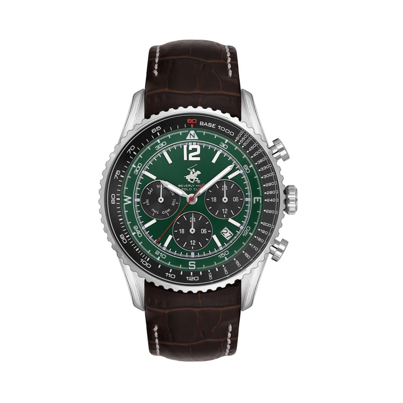 Ατσάλινο ανδρικό ρολόι Beverly Hills Polo Club BP3723X.372