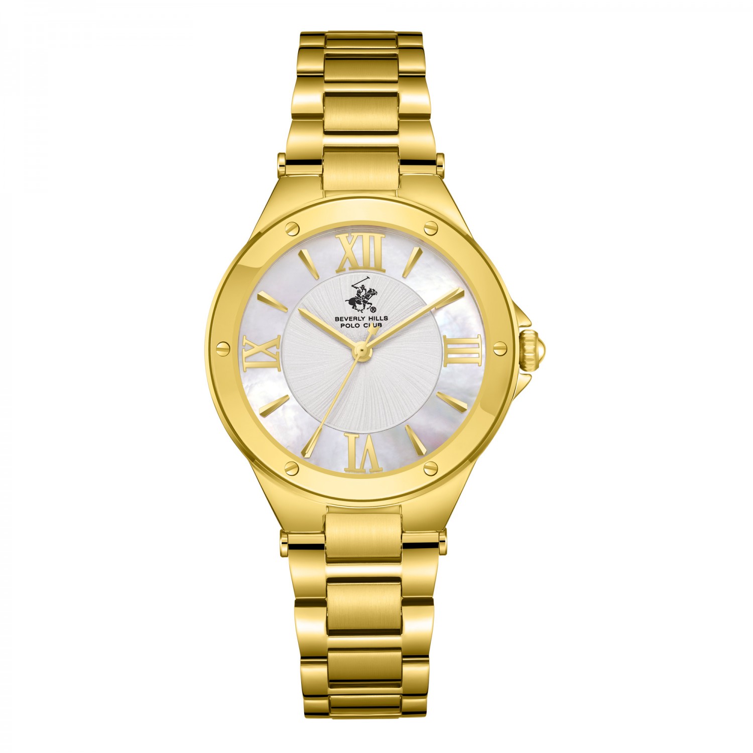 Ατσάλινο γυναικείο ρολόι Beverly Hills Polo Club BP3740C.130