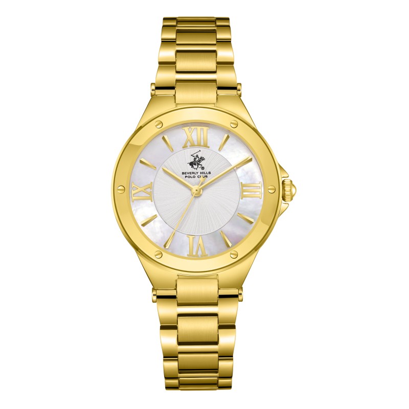Ατσάλινο γυναικείο ρολόι Beverly Hills Polo Club BP3740C.130