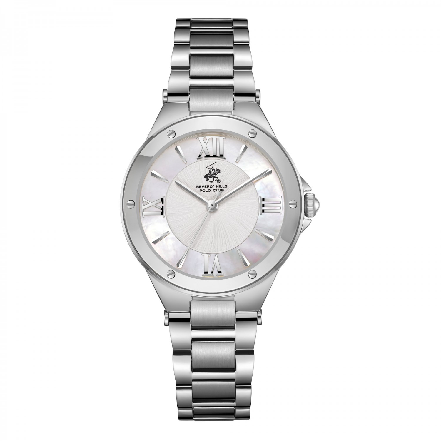 Ατσάλινο γυναικείο ρολόι Beverly Hills Polo Club BP3740C.320
