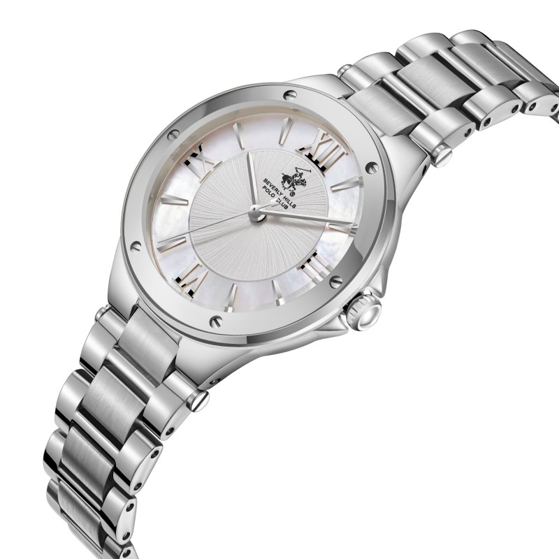Ατσάλινο γυναικείο ρολόι Beverly Hills Polo Club BP3740C.320
