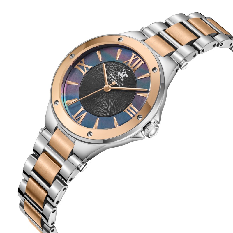 Ατσάλινο γυναικείο ρολόι Beverly Hills Polo Club BP3740C.560