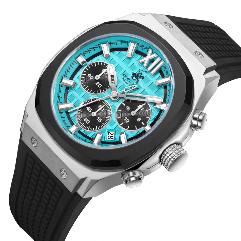 Ατσάλινο ανδρικό ρολόι Beverly Hills Polo Club BP3785X.301