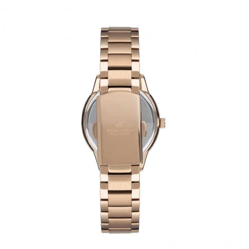 Ατσάλινο γυναικείο ρολόι Beverly Hills Polo Club BP3230X.410
