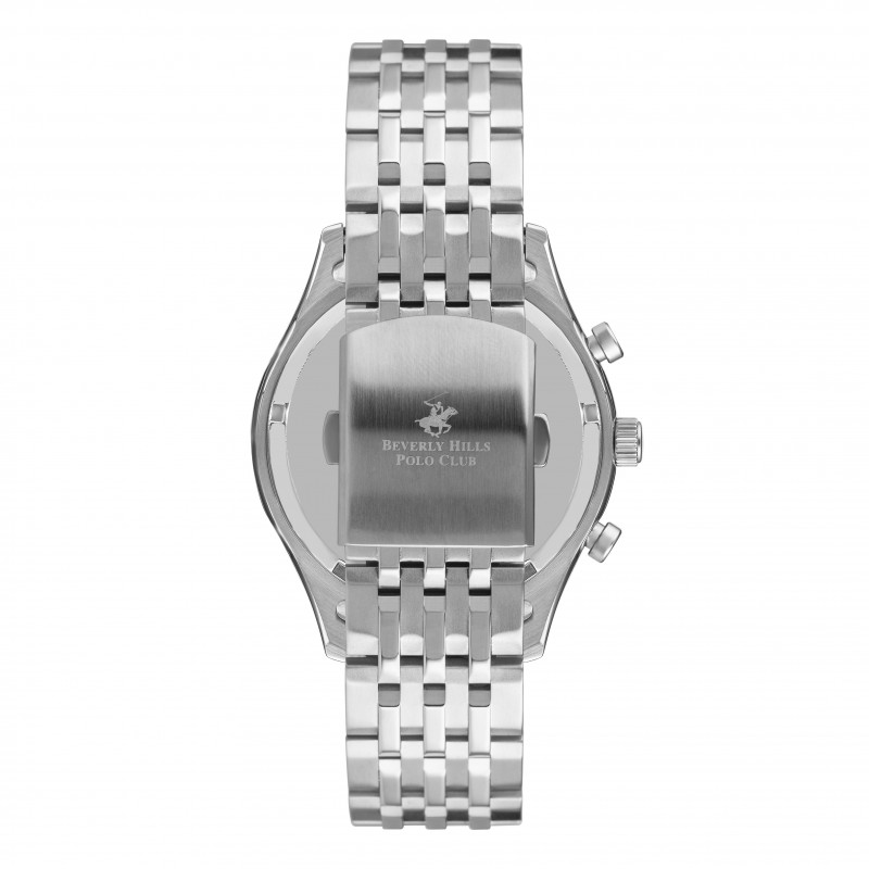 Ατσάλινο ανδρικό ρολόι Beverly Hills Polo Club BP3249X.350