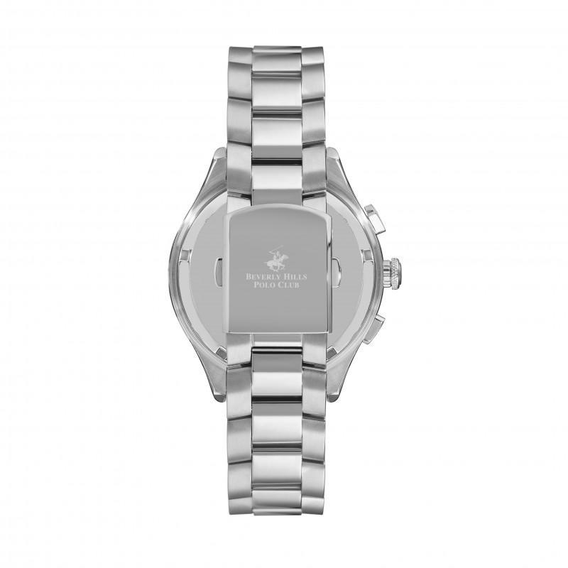 Ατσάλινο ανδρικό ρολόι Beverly Hills Polo Club BP3250X.350