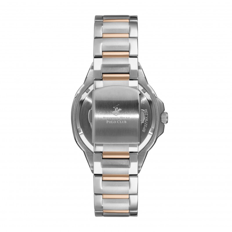 Ατσάλινο αυτόματο ανδρικό ρολόι Beverly Hills Polo Club BP3279X.590