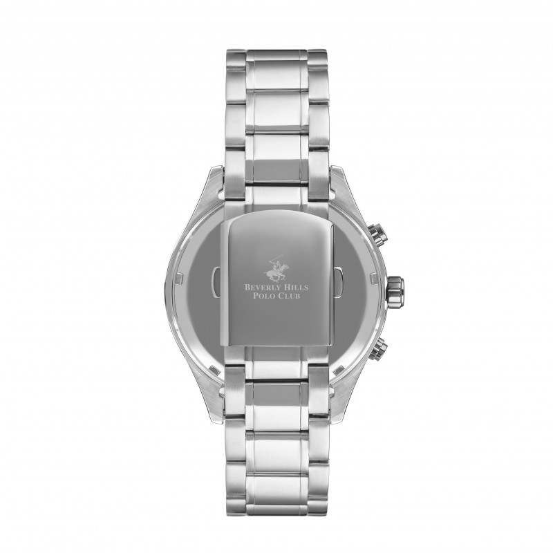 Ατσάλινο ανδρικό ρολόι Beverly Hills Polo Club BP3281X.330