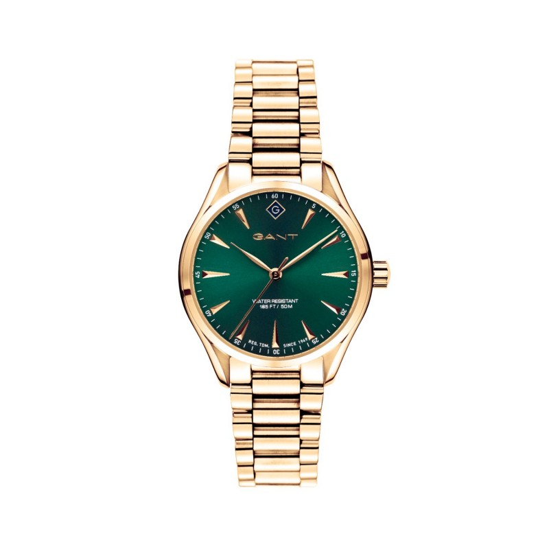 Γυναικείο ρολόι GANT Sharon Gold-Tone / Green G129010