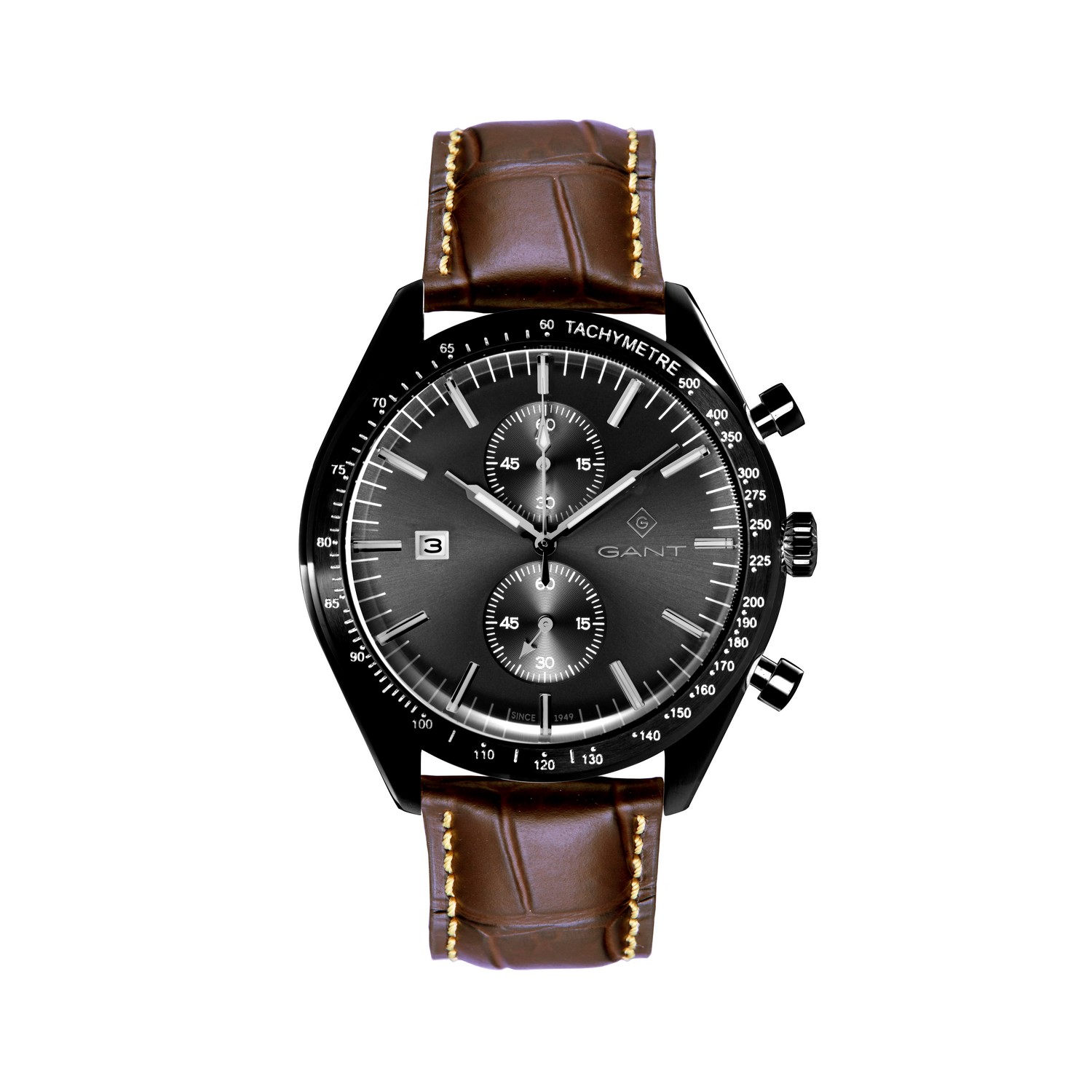 GANT Northampton Ανδρικός Χρονογράφος 44.5mm Μαύρο Καντράν Ανδρικό Ρολόι G142005