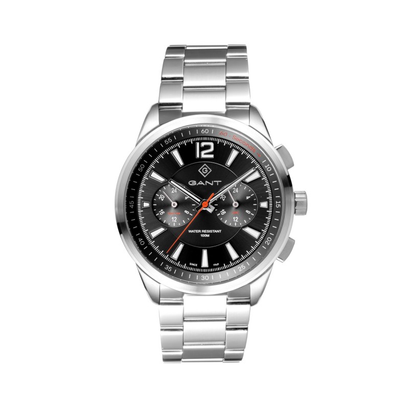 Ανδρικό ρολόι GANT Walworth Silver από ανοξείδωτο ατσάλι Multifunction G144004