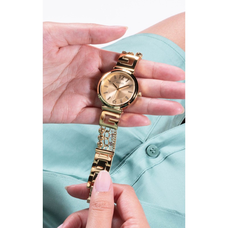GUESS G CLUSTER GW0545L2 Γυναικείο Ρολόι Quartz Ακριβείας
