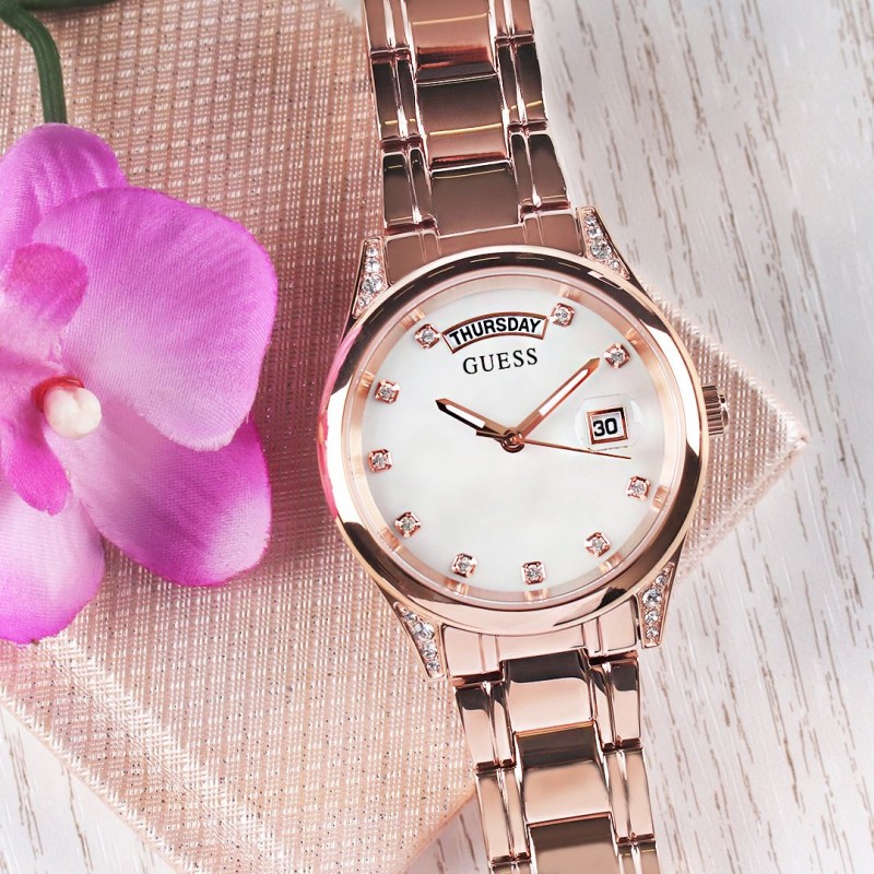 GUESS AURA GW0047L2 Γυναικείο Ρολόι Quartz Ακριβείας
