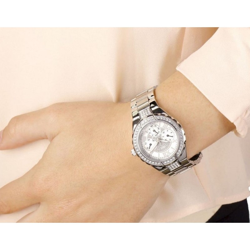 Γυναικείο ρολόι Guess Crystals Multifunction W0111L1