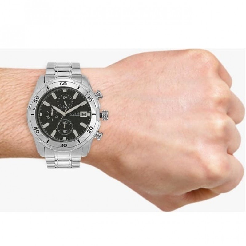 GUESS W0746G2 Ανδρικό Ρολόι Quartz Χρονογράφος Ακριβείας