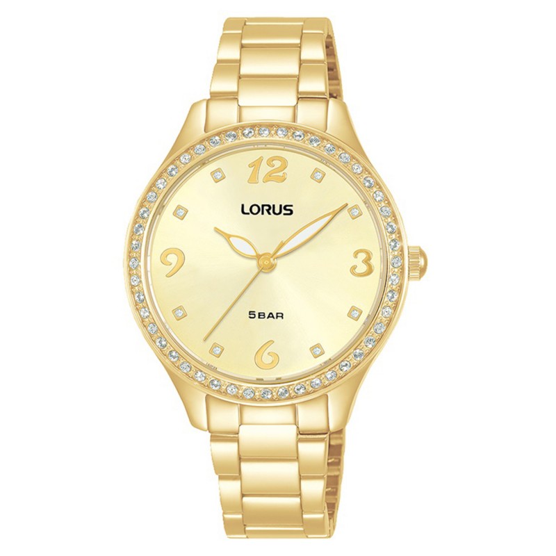 Γυναικείο ατσάλινο επίχρυσο ρολόι Lorus RG234TX9