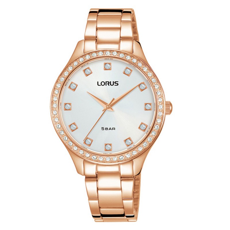 Γυναικείο ατσάλινο ροζ ρολόι Lorus RG282RX9