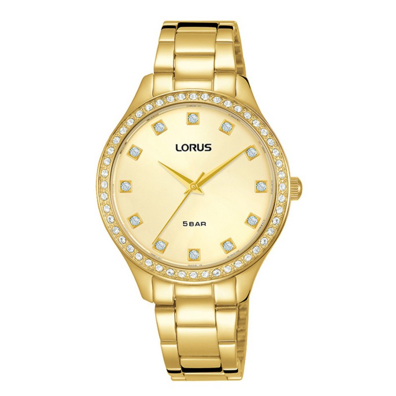 Women's steel gold plated watch Lorus RG284RX9