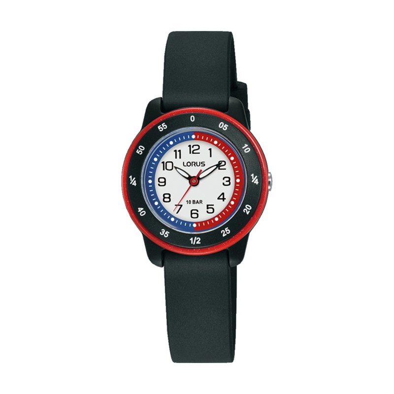 LORUS Kids Black Παιδικό Ρολόι RRX51JX9