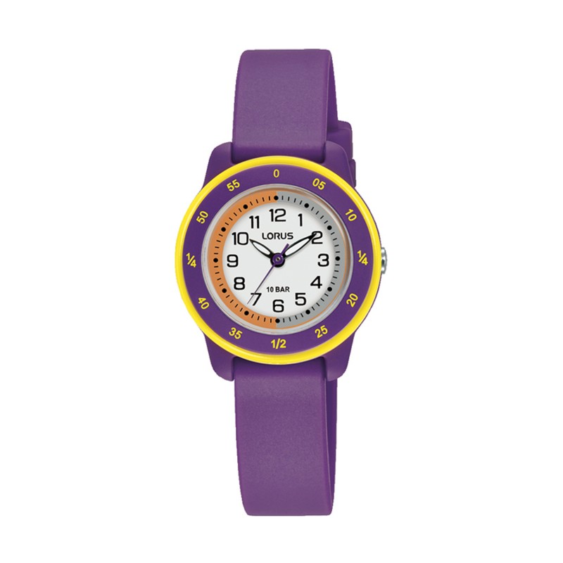 LORUS Kids Black Παιδικό Ρολόι RRX55JX9
