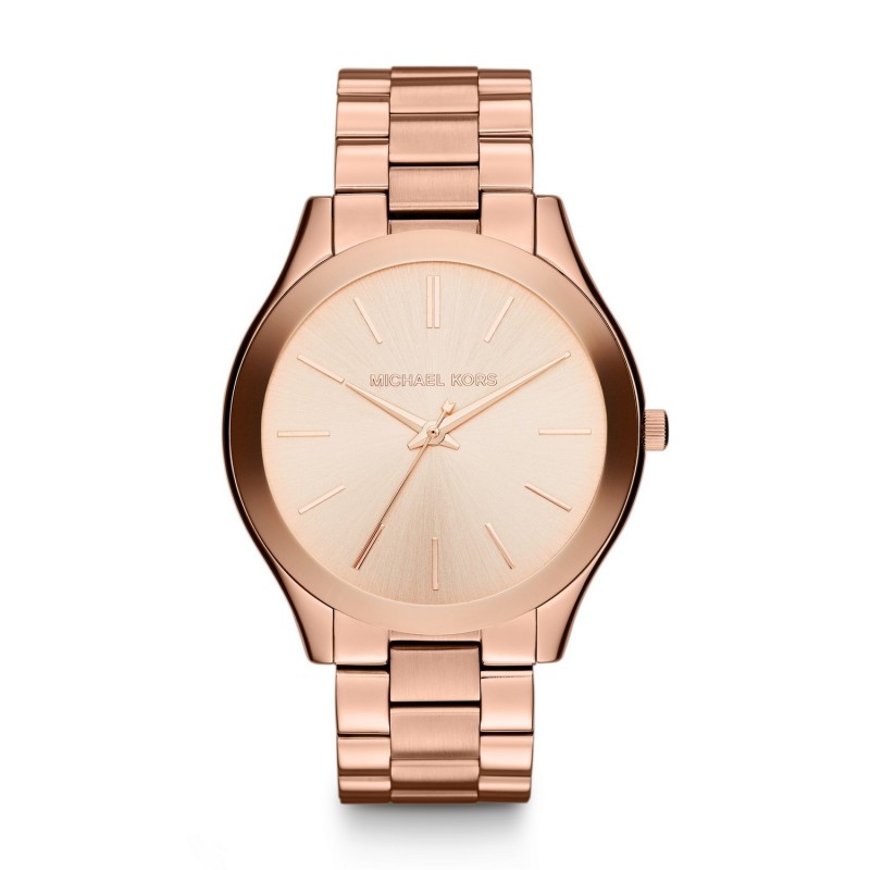 Women's pink watch Michael Kors Slim Runway MK3197