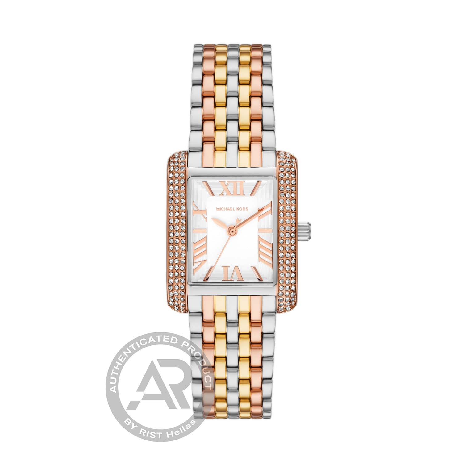 Michael Kors Emery Tri-Tone Stainless Steel Γυναικείο Ρολόι MK4744