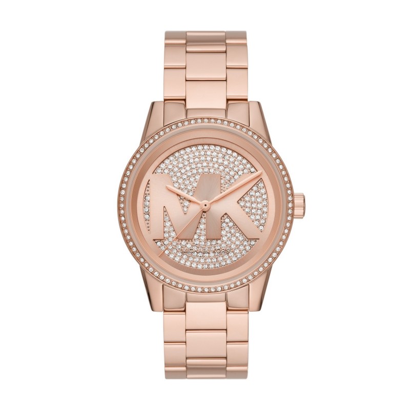 Γυναικείο ροζ ρολόι MICHAEL KORS Ritz Crystals - MK6863