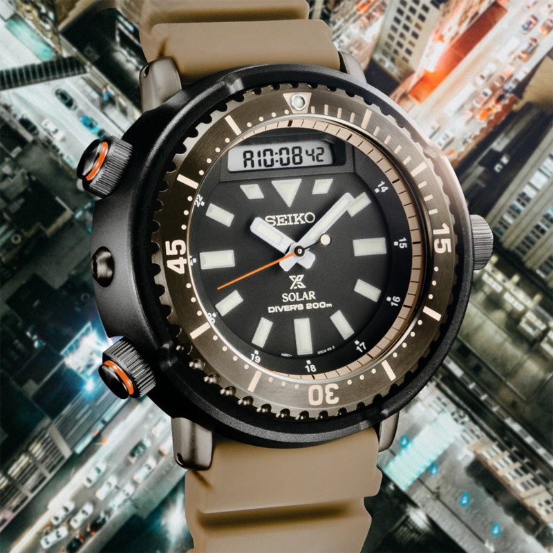 SEIKO Prospex Street Series 'Arnie' Safari Edition Ανδρικό ρολόι SNJ029P1
