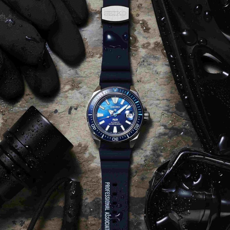 SEIKO Prospex 'Great Blue' Samurai Scuba PADI Special Edition Automatic Ανδρικό Ρολόι SRPJ93K1