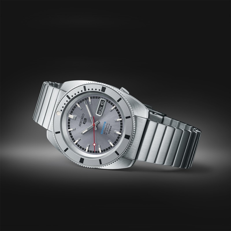 SEIKO 5 Sports 'Ash blue' 1968 Recreation L.E. Automatic Ανδρικό Ρολόι SRPL03K1J LIMITED EDITION 