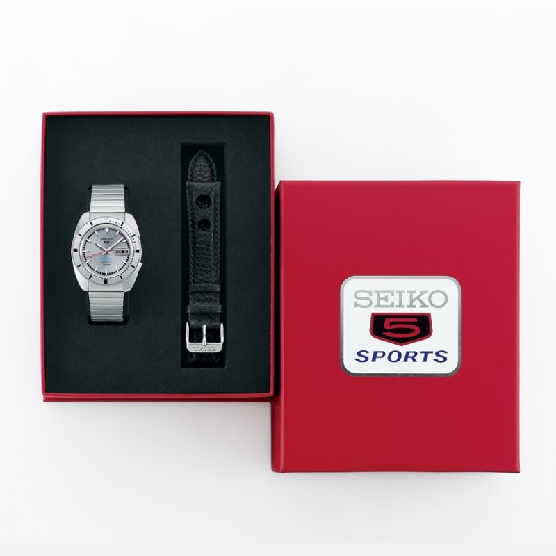 SEIKO 5 Sports 'Ash blue' 1968 Recreation L.E. Automatic Ανδρικό Ρολόι SRPL03K1J LIMITED EDITION 