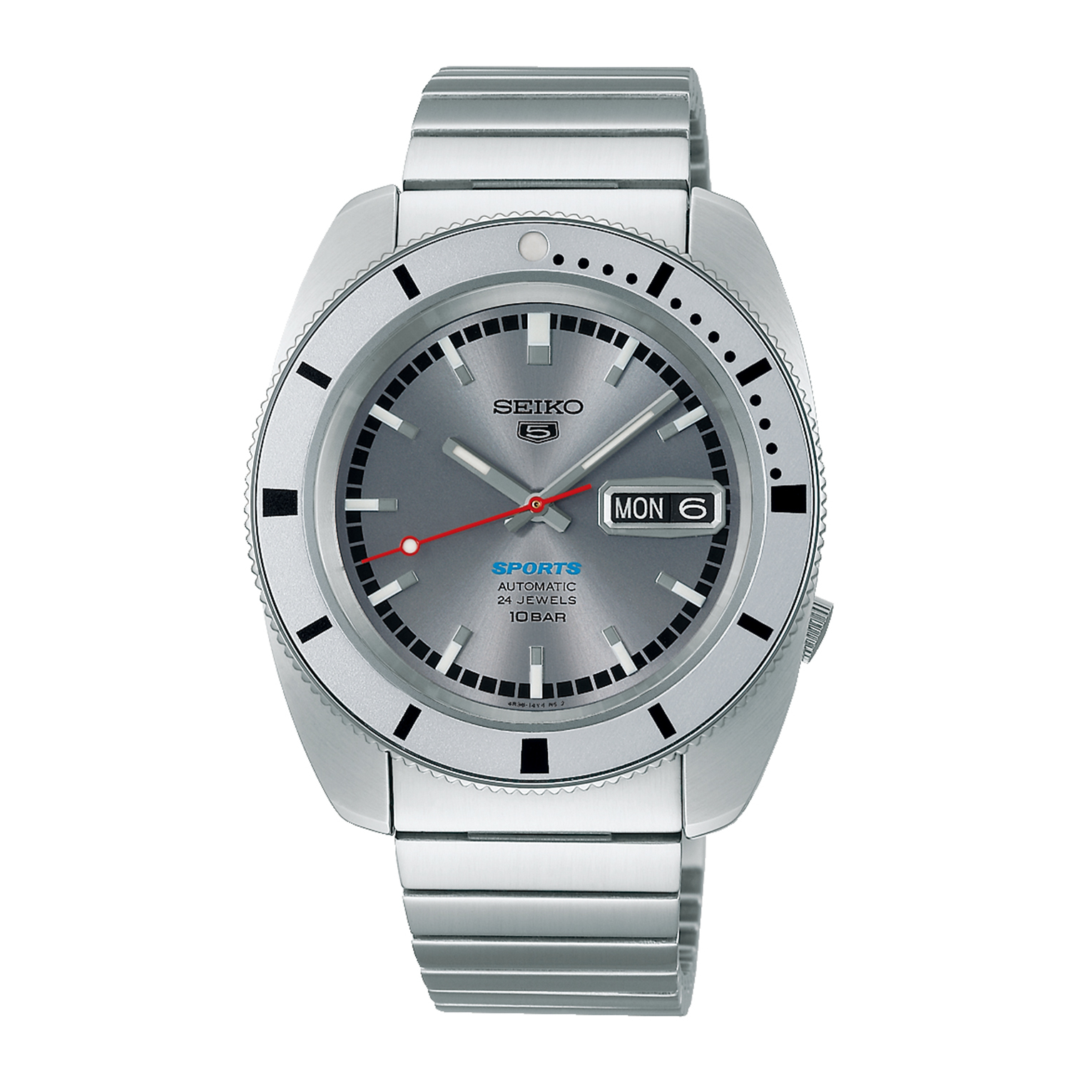 SEIKO 5 Sports 'Ash blue' 1968 Recreation L.E. Automatic Ανδρικό Ρολόι SRPL03K1J LIMITED EDITION 