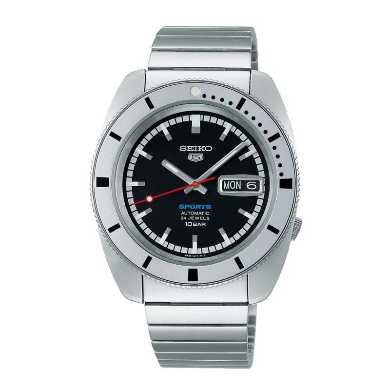 SEIKO 5 Sports 'Pepper Black' 1968 Recreation L.E. Automatic Men's Watch SRPL05K1J
