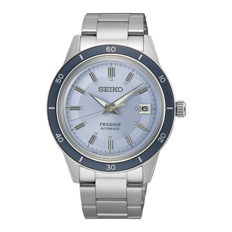 SEIKO Presage Style 60s European Exclusive in 'retro blue' Automatic Ανδρικό Ρολόι SRPL19J1