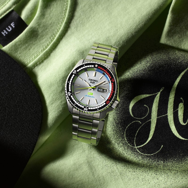 SEIKO 5 Sports HUF Limited Edition Automatic Ανδρικό Ρολόι SRPL33K1J