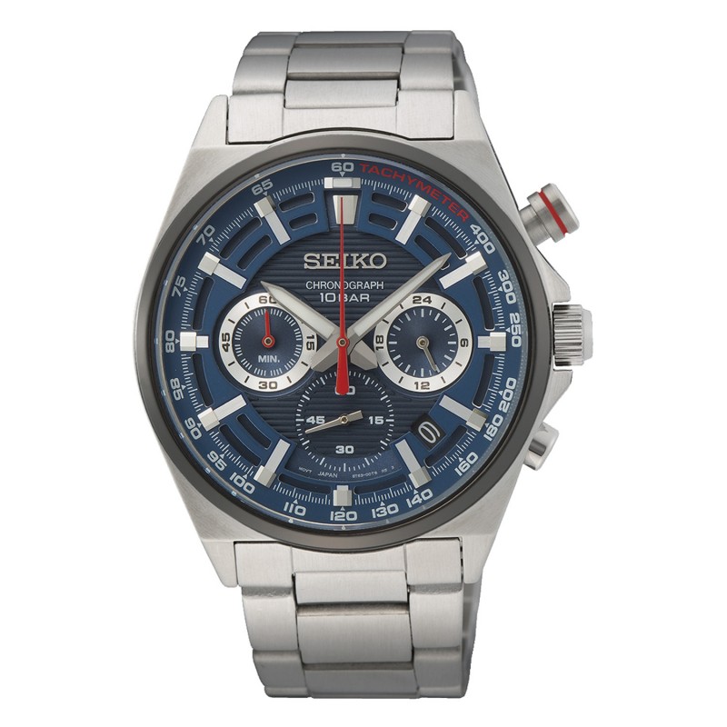 Ανδρικό ρολόι SEIKO Racing Sports Χρονογράφος SSB407P1