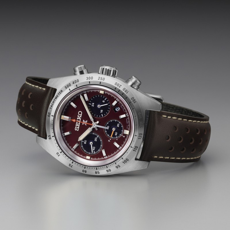 SEIKO Prospex Speedtimer – European Exclusive in Factory Red Solar Ανδρικό Ρολόι SSC953P1