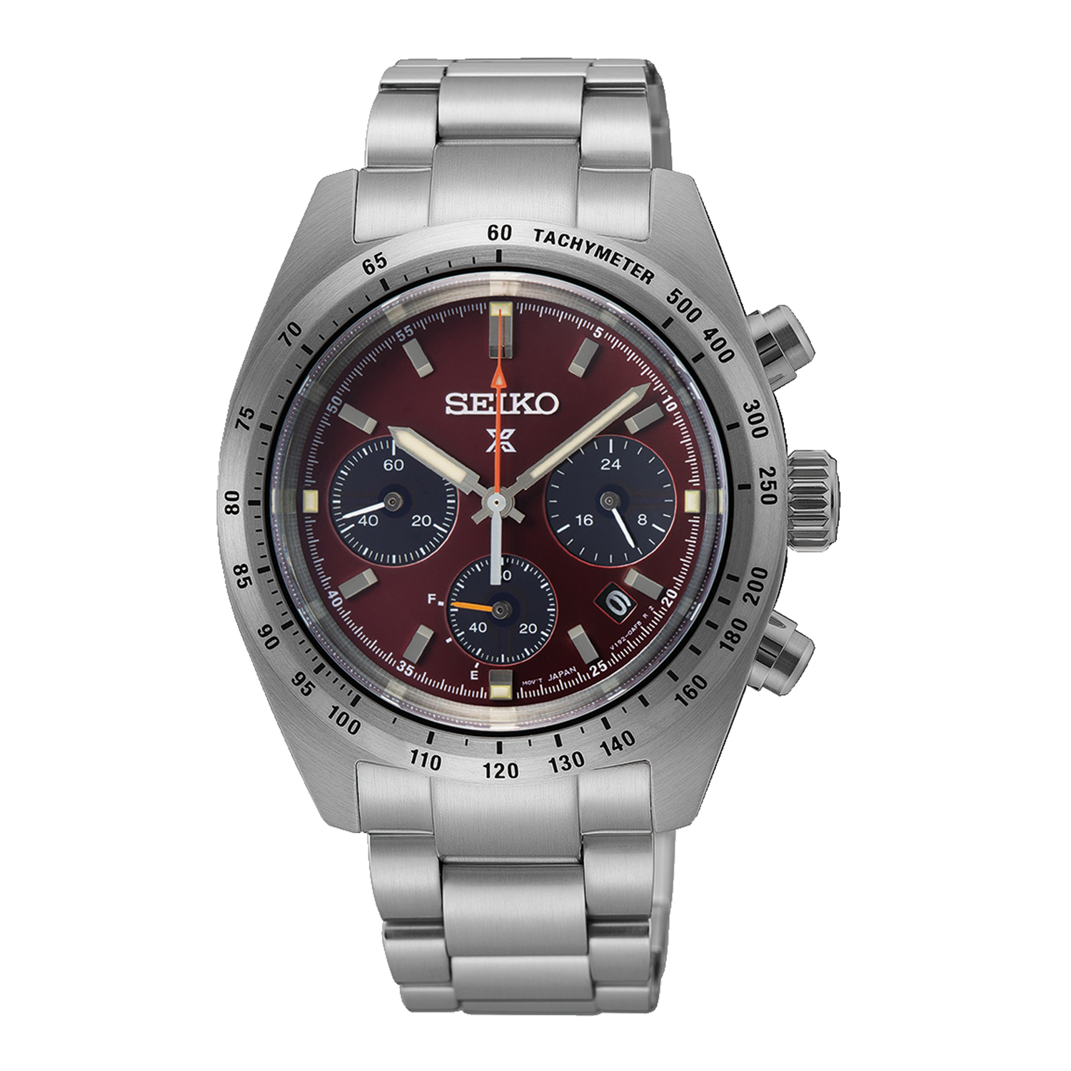 SEIKO Prospex Speedtimer – European Exclusive in Factory Red Solar Ανδρικό Ρολόι SSC953P1