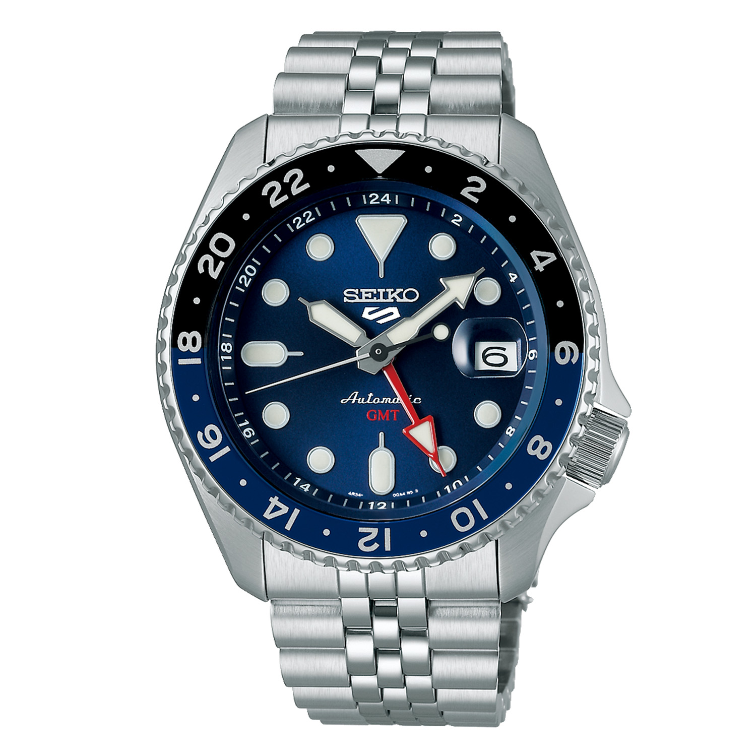 Ανδρικό ρολόι SEIKO 5 Sports 'Blueberry' GMT SKX Re-Interpretation Automatic SSK003K1