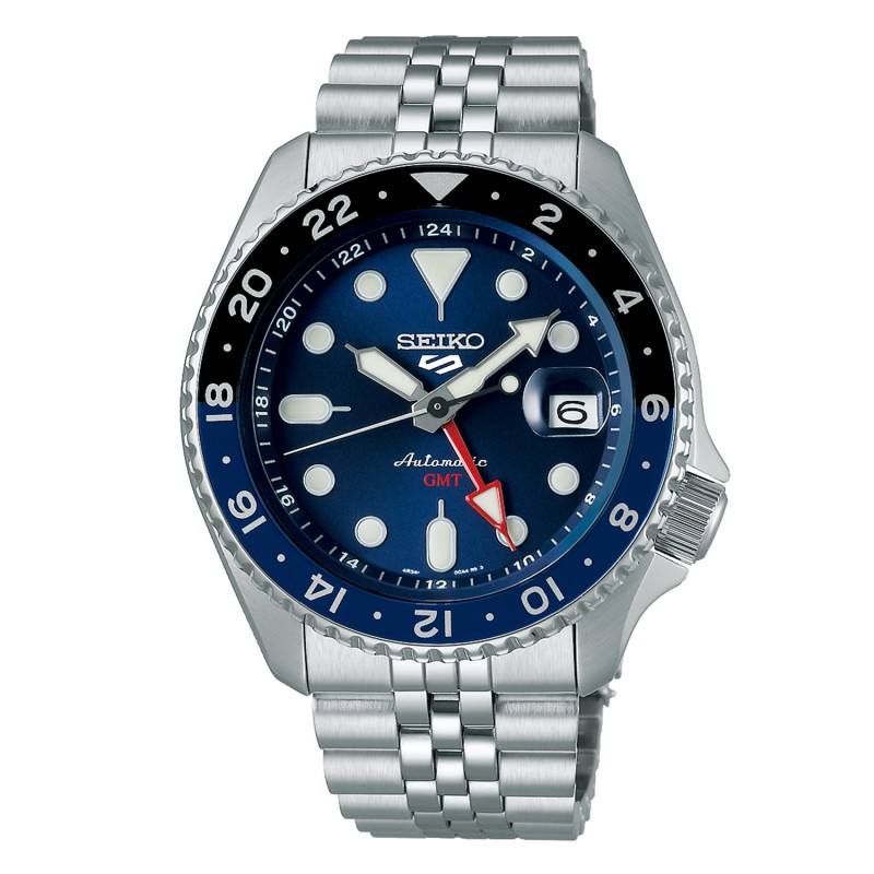 Ανδρικό ρολόι SEIKO 5 Sports 'Blueberry' GMT SKX Re-Interpretation Automatic SSK003K1