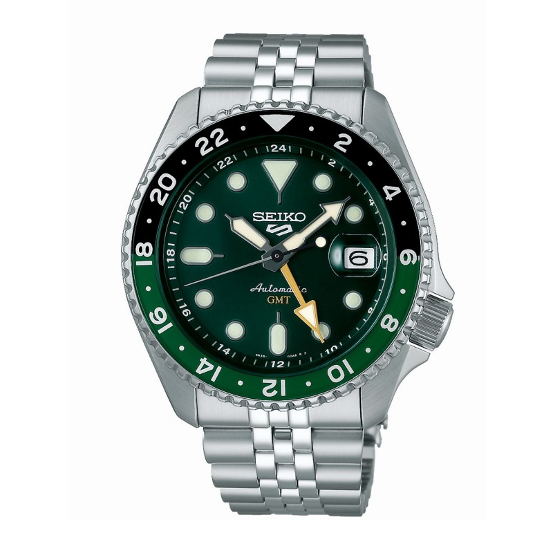 SEIKO 5 Sports 5 Sports SKX GMT Bi-Colour Green Automatic Ανδρικό Ρολόι