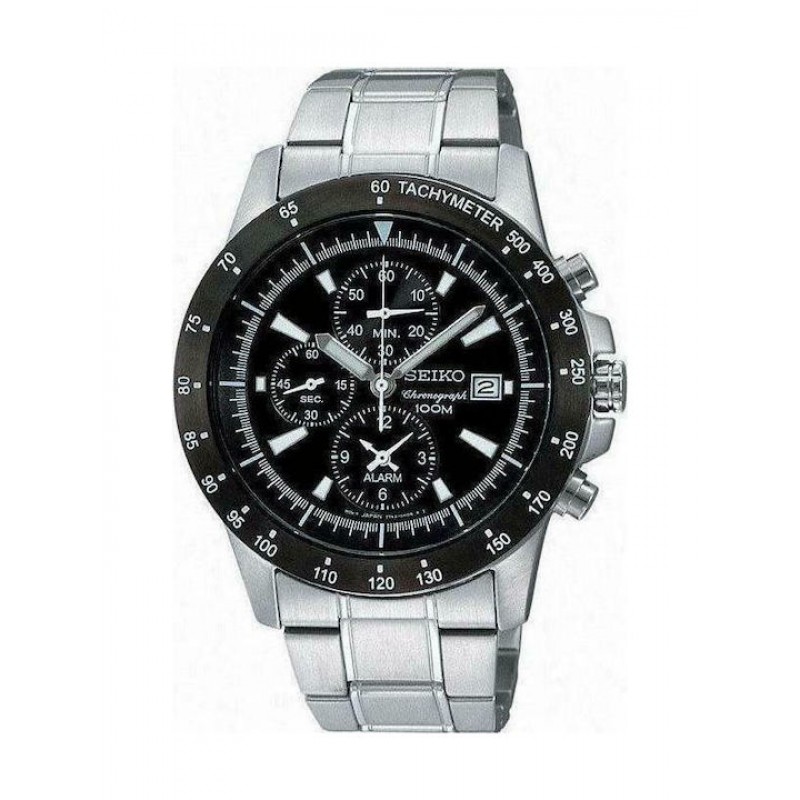 Seiko Chronograph Quartz SNAC49P1 Alarm Men's Watch